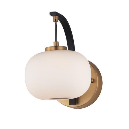 ET2 LIGHTING ET2 Lighting E25062-92BKGLD Soji LED Wall Sconce - Black & Gold E25062-92BKGLD